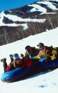 snow tubing